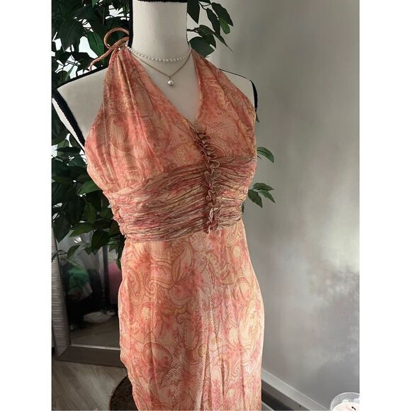 Dusk SILK DRESS VINTAGE 90’s - Picture 2 of 4